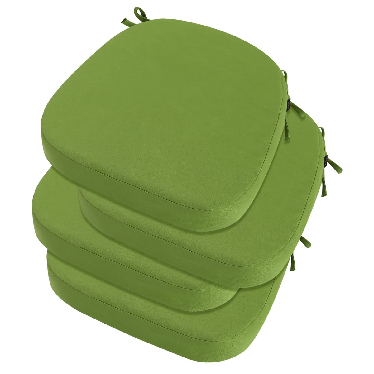 idee-home Outdoor Chair Cushions Set of 2, 19" x 19" D-Shaped