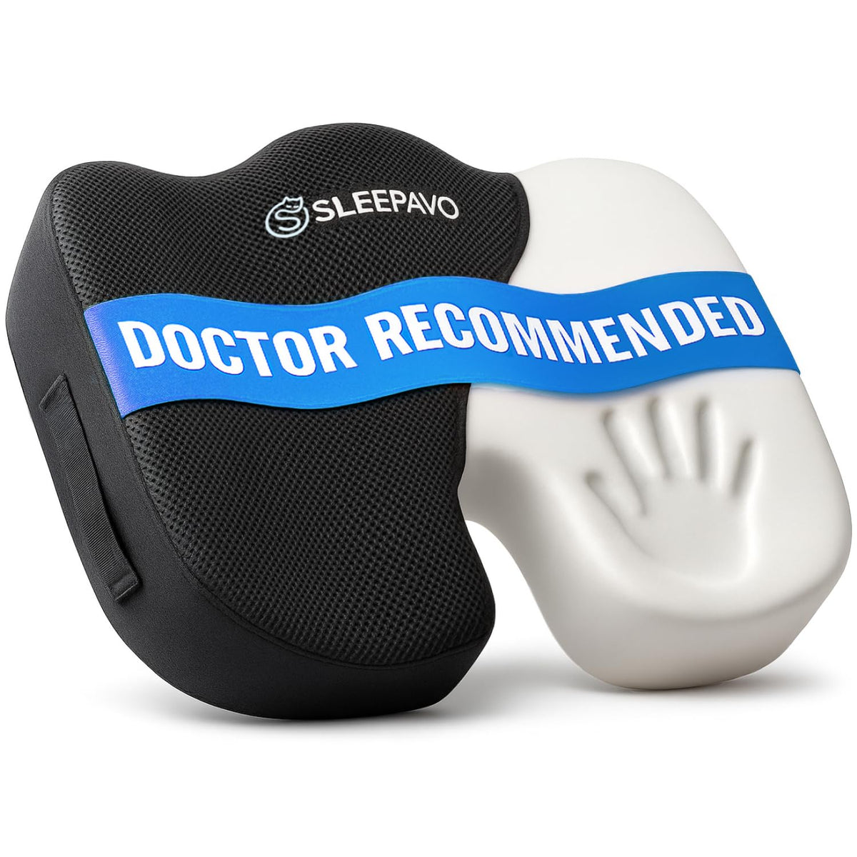 Sleepavo Office Chair Cushion, Seat Cushion for Tailbone Pain Relief Butt