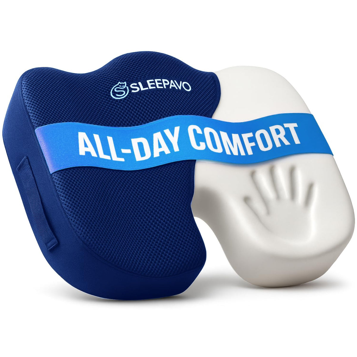 Sleepavo Office Chair Cushion, Seat Cushion for Tailbone Pain Relief Butt