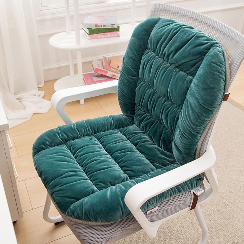Desk Chair Cushion Office Chair Cushions with Removable Cover Soft Seat Pad Dorm Seat Pad with Back Support Rocking Chair Cushions,90×50cm
