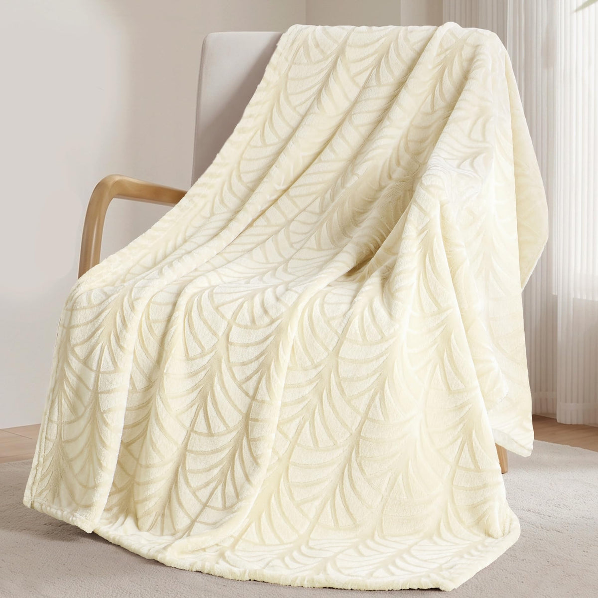 Whale Flotilla Soft Flannel Fleece Throw Blanket for Couch, Olive Green