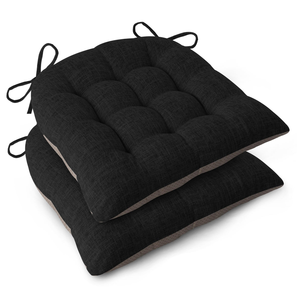 Chair Cushions for Dining Chairs Set of 2 18x16.5x3 in Beige