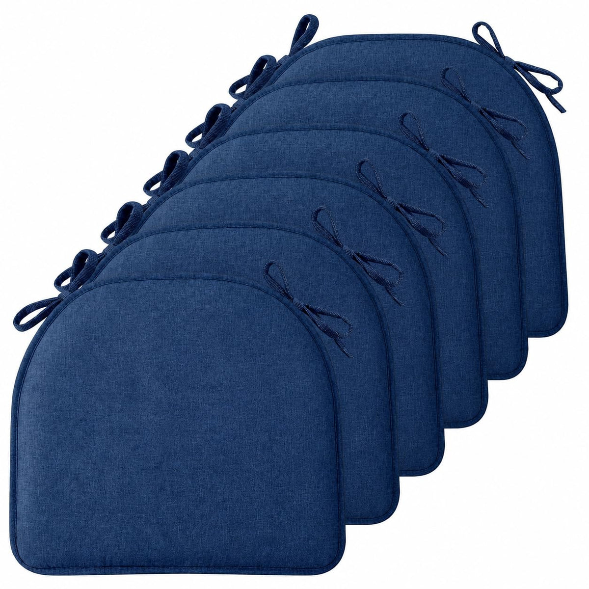 TushGuard Chair Cushions, 4 Pack Memory Foam Chair Pads, Grey