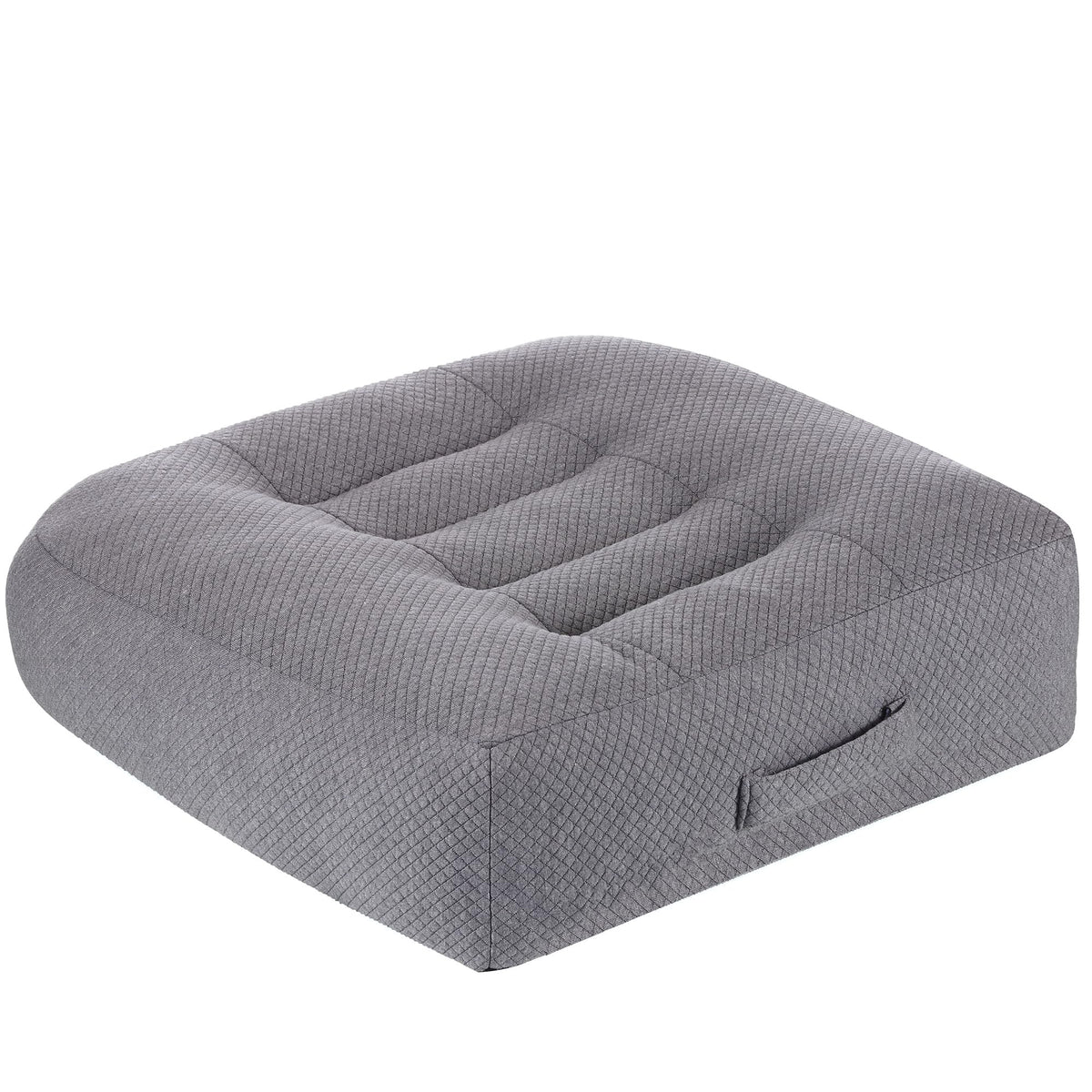 Adult Booster Seat Cushion, Car Seat Cushions for Short People/Thick Office Chair Booster Seat Increase Field of View, for Trucks, Car, Office Chair, Home, Wheelchair,Angle Lift Seat Cushion (Grey)