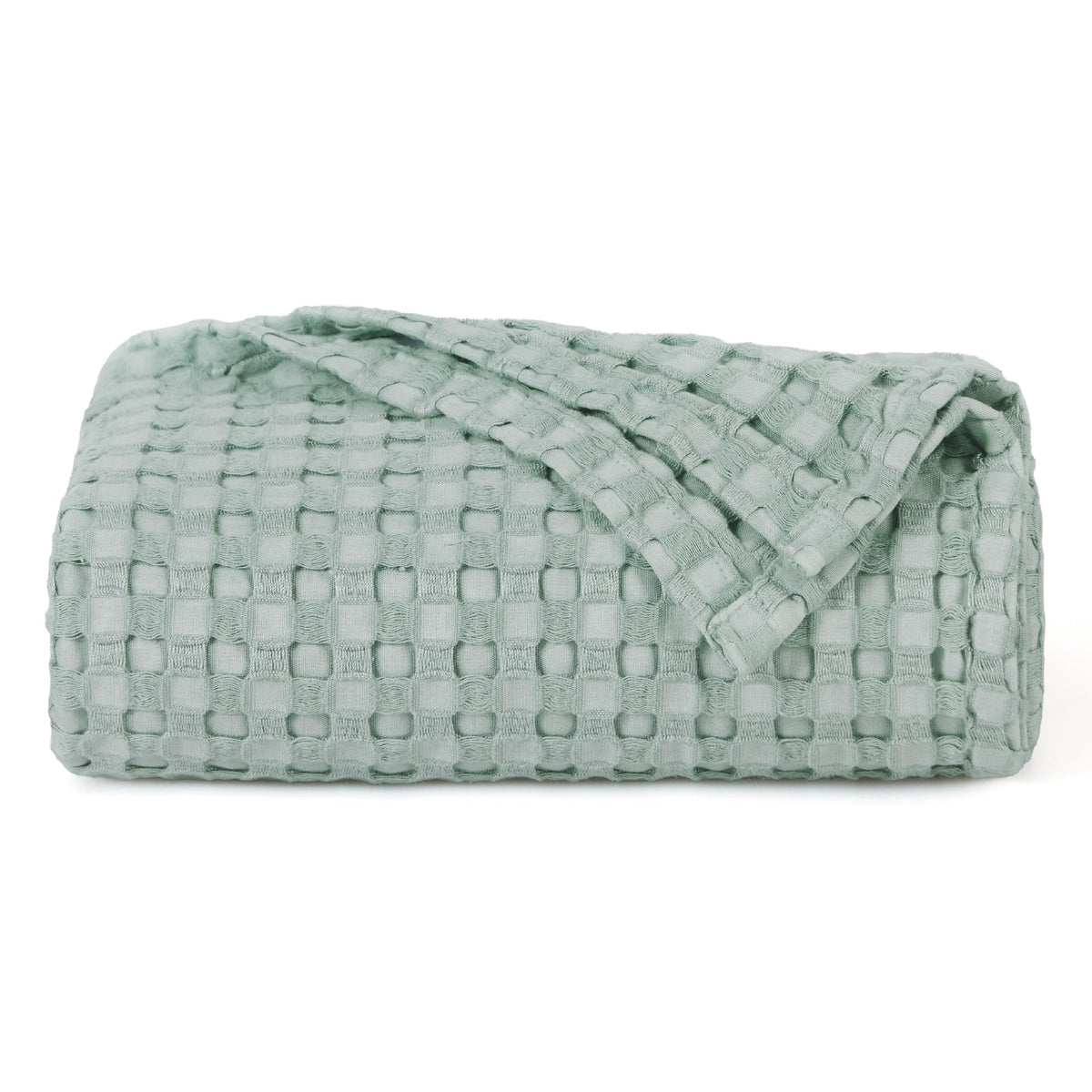 Bedsure Cooling Waffle Blanket for Hot Sleepers, Natural, King, 104" X 90"