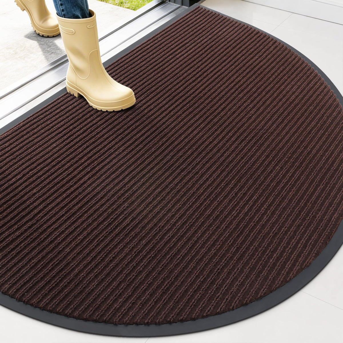 OLANLY Front Door Mat 29.5x17, Waterproof Heavy-Duty Indoor Outdoor Doormat