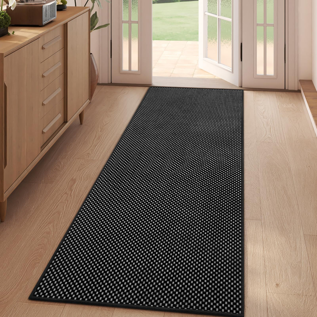 YDKGL Indoor Front Door Mat Entryway Rug Non Slip Washable Brown 2x3 ft