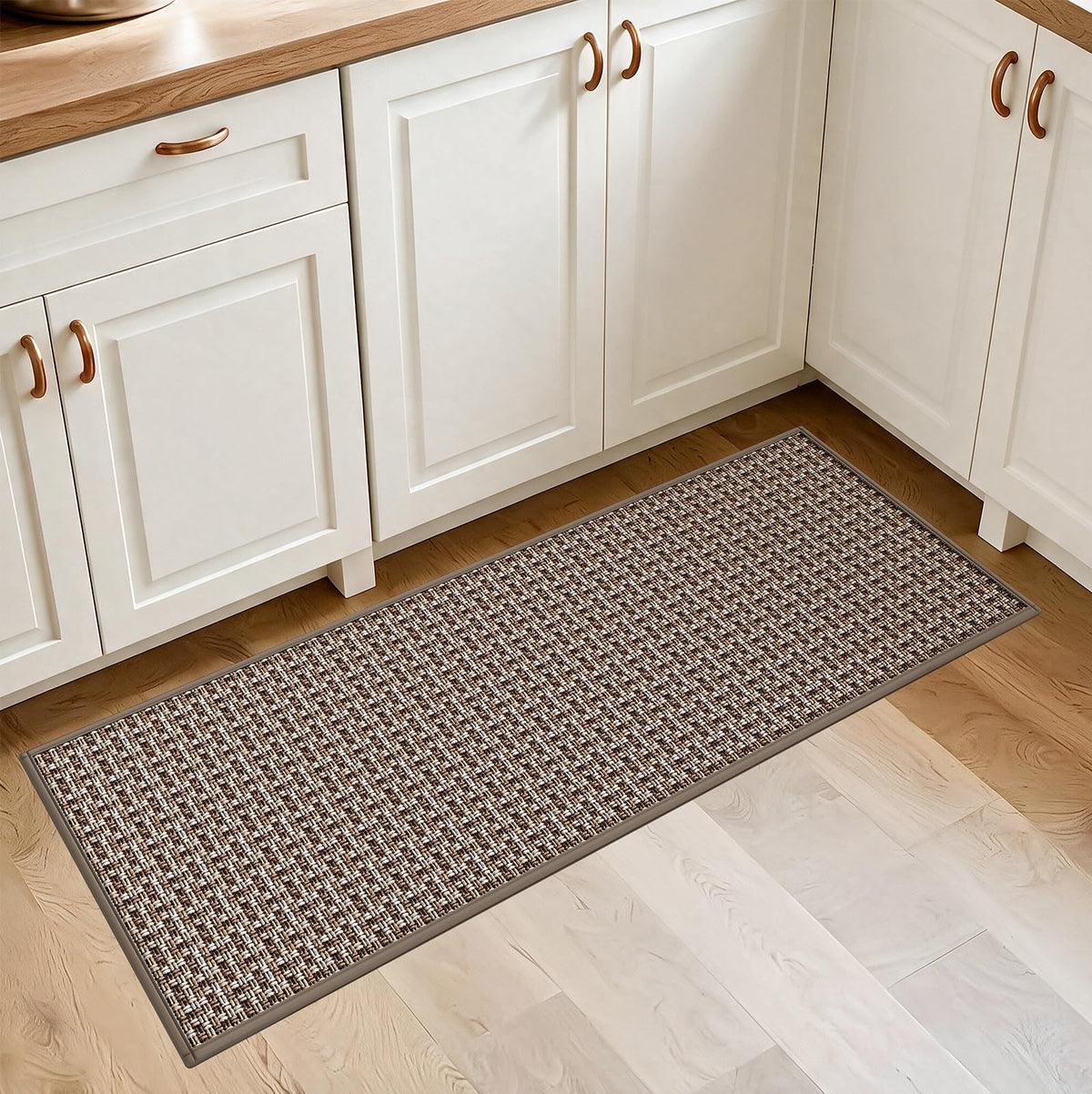 YDKGL Front Door Mat Indoor Entrance Non Slip Entry Doormat Gray 17"x30"