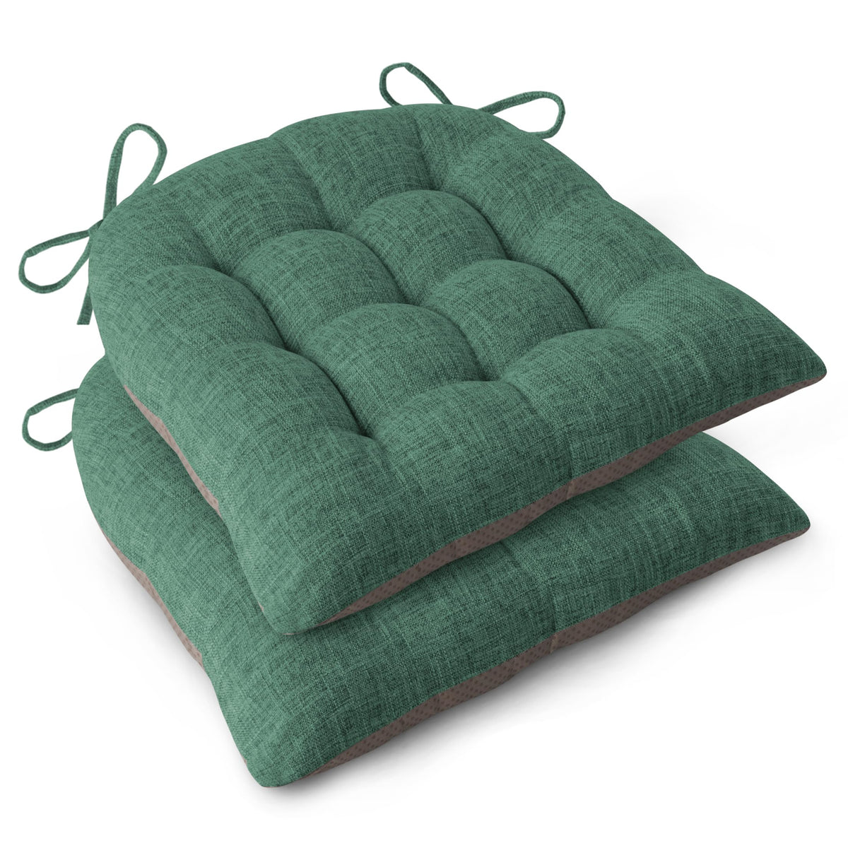Chair Cushions for Dining Chairs Set of 2 18x16.5x3 in Beige