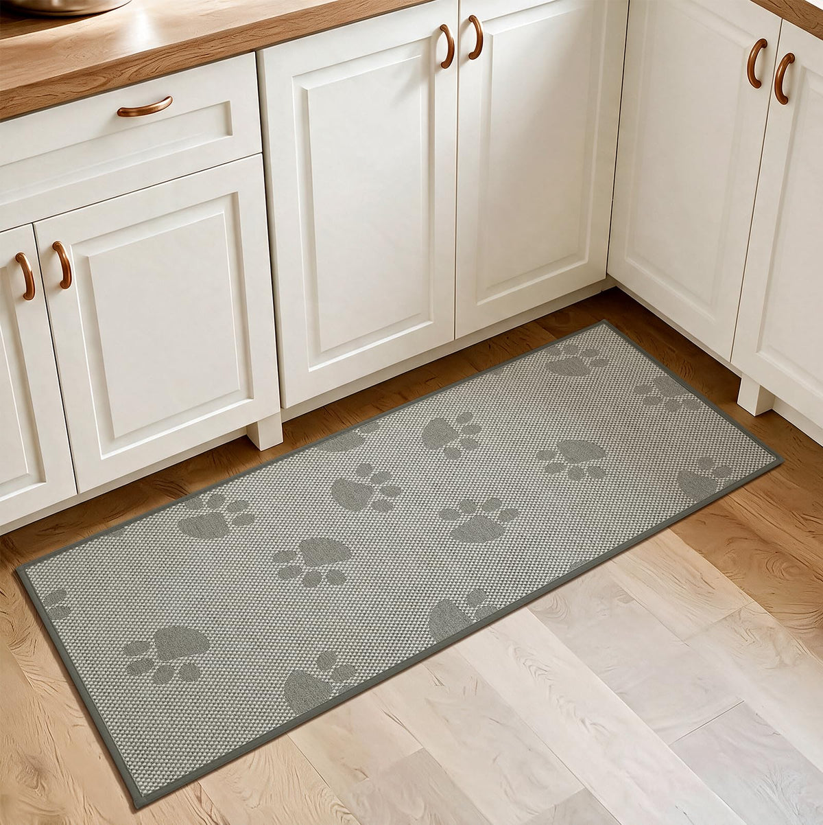 YDKGL Front Door Mat Indoor Entrance Non Slip Entry Doormat Gray 17"x30"