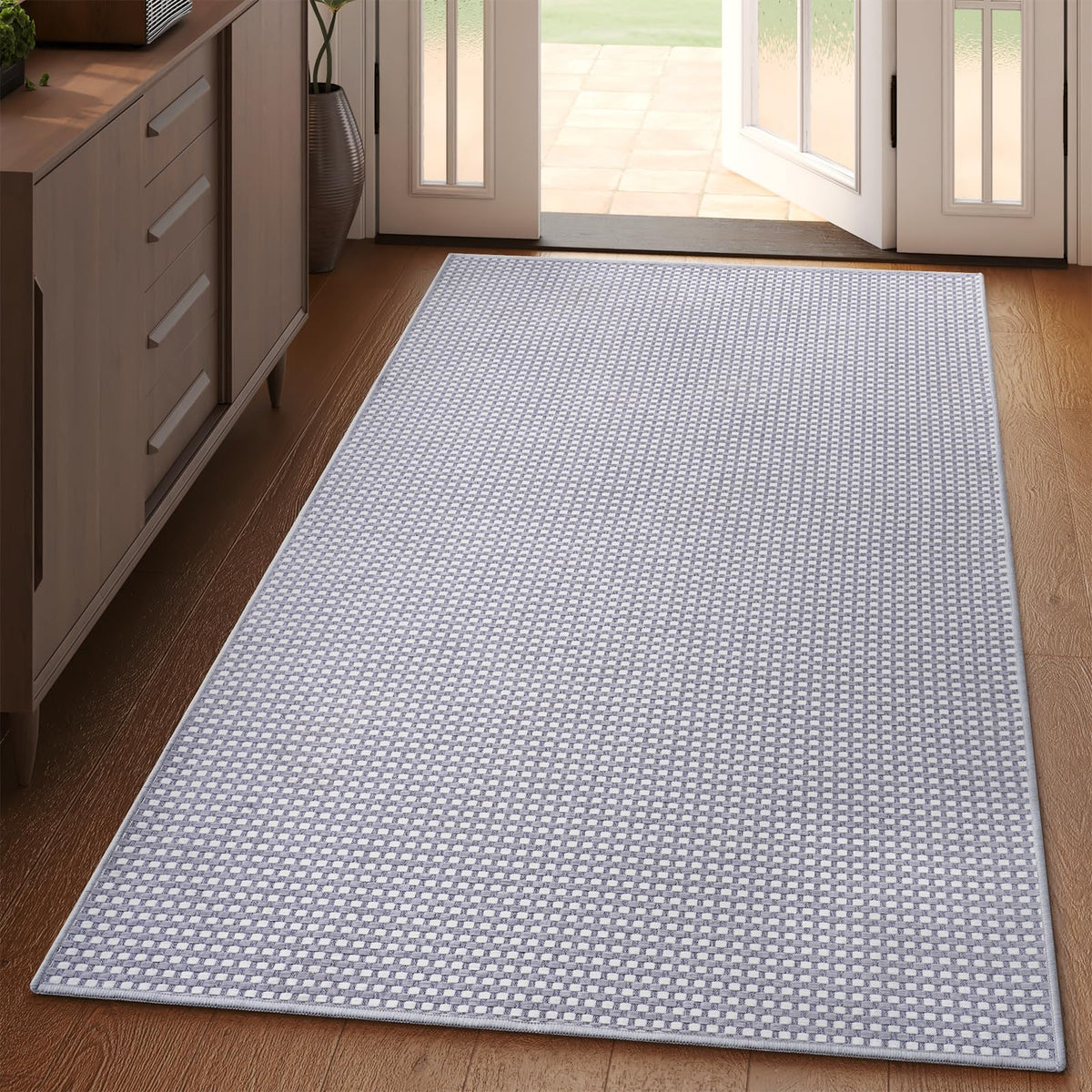 YDKGL Indoor Front Door Mat Entryway Rug Non Slip Washable Brown 2x3 ft