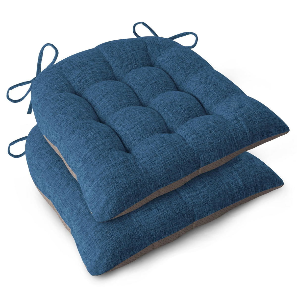 Chair Cushions for Dining Chairs Set of 2 18x16.5x3 in Beige