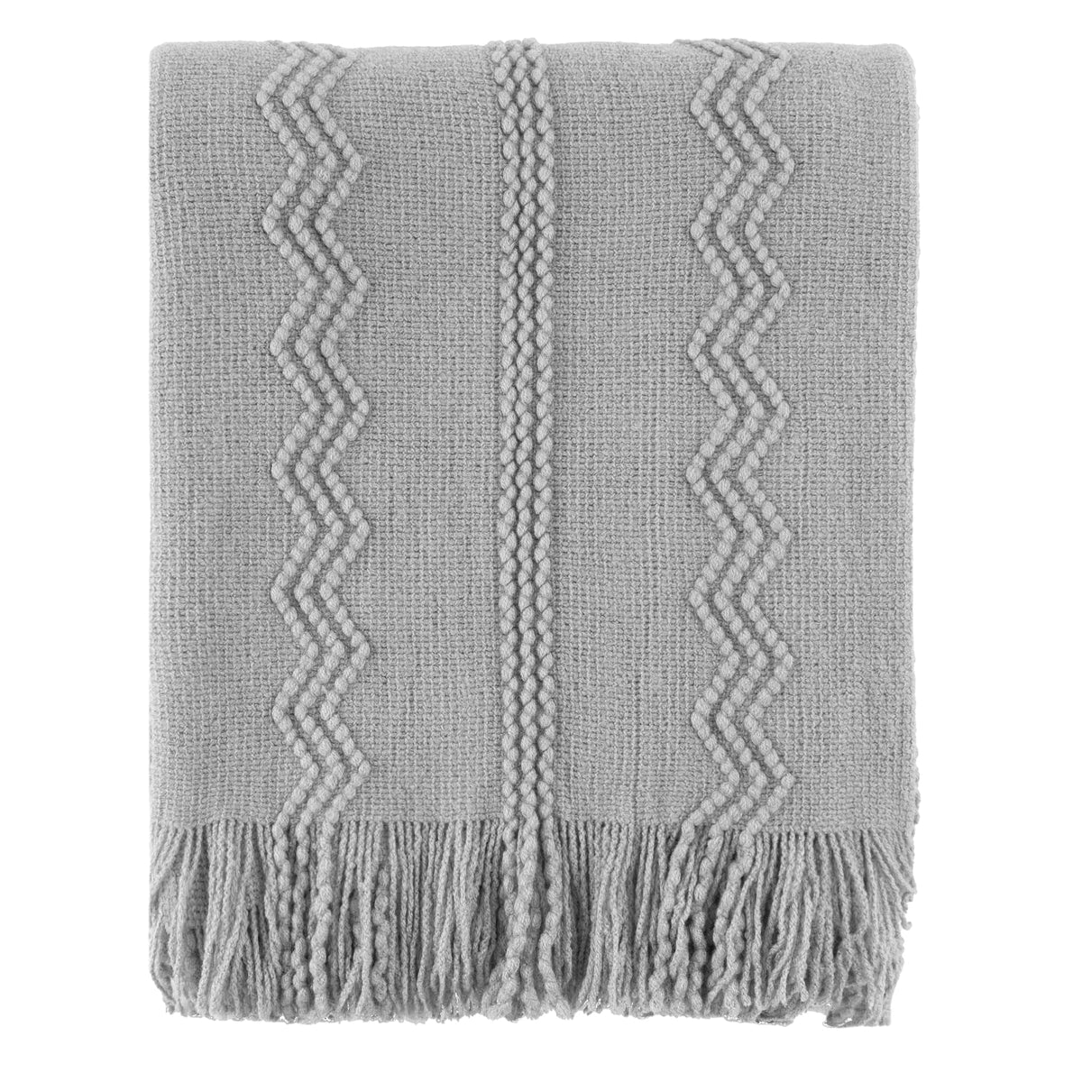 BATTILO HOME Khaki Throw Blanket for Couch, Boho Bed Tan Throws, Spring Decorative Taupe Throw for Sofa Foot of Bed, 50"x60"