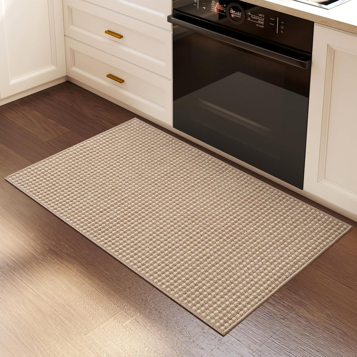 YDKGL Indoor Front Door Mat Entryway Rug Non Slip Washable Brown 2x3 ft