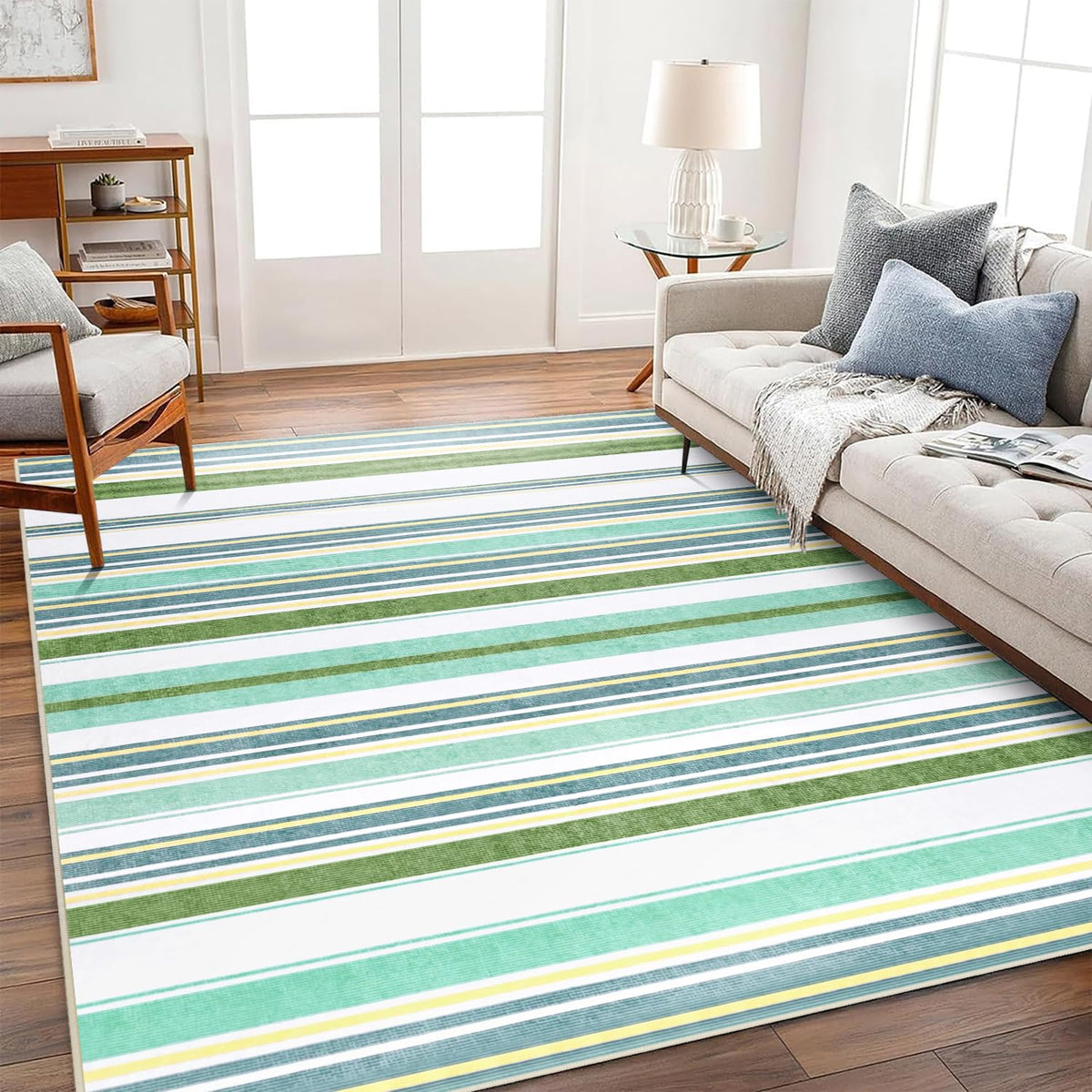 Entrance Rugs Indoor 2x3 Grey Entry Rug Washable Abstract Small Area Rug Non-Slip Low Pile Throw Rugs for Entryway, Kitchen Floor, Front Door Indoor Door Mat, Bathroom, Bedroom Bedside