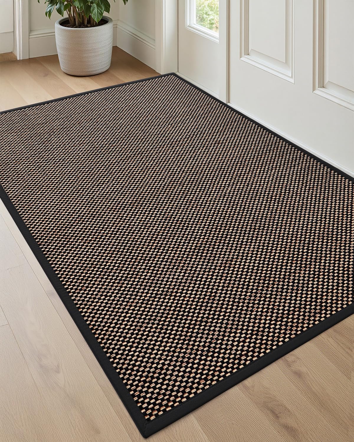 DEXI Ultra Thin Indoor Door Mat 24x36, Entrance Doormats, Beige