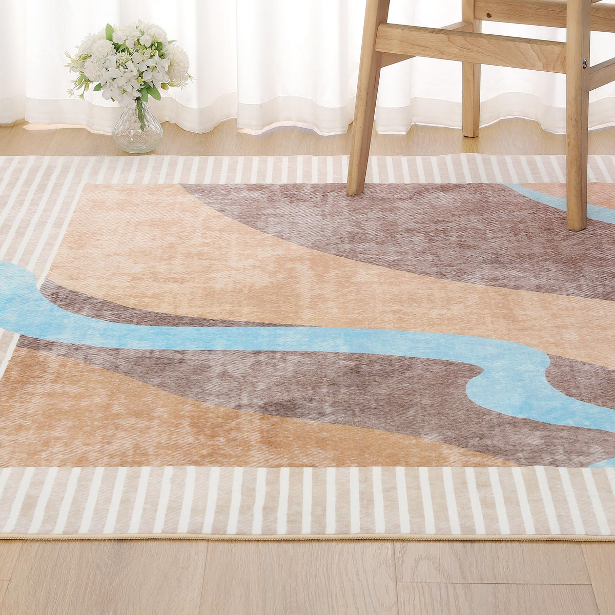 Entrance Rugs Indoor 2x3 Grey Entry Rug Washable Abstract Small Area Rug Non-Slip Low Pile Throw Rugs for Entryway, Kitchen Floor, Front Door Indoor Door Mat, Bathroom, Bedroom Bedside