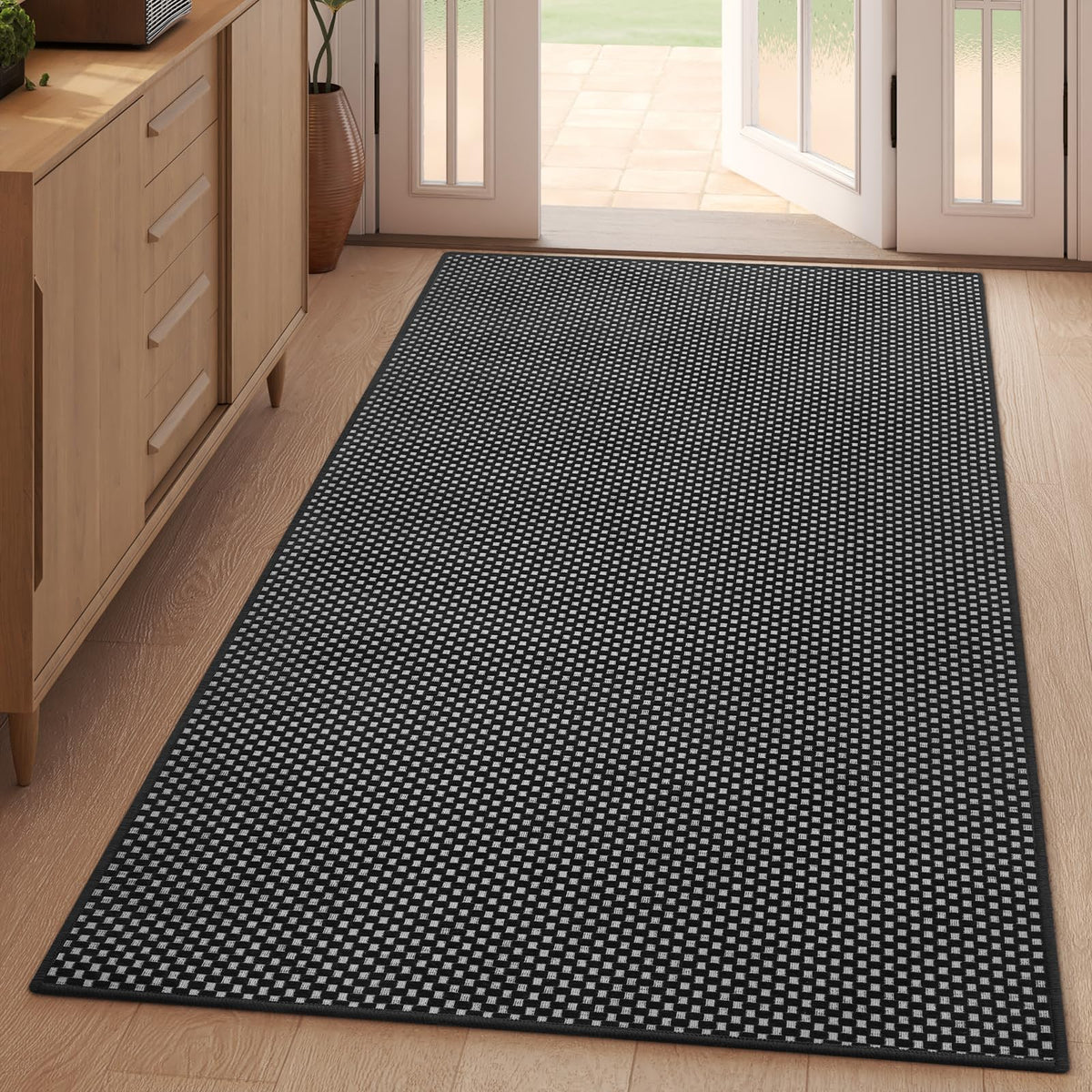 YDKGL Indoor Front Door Mat Entryway Rug Non Slip Washable Brown 2x3 ft