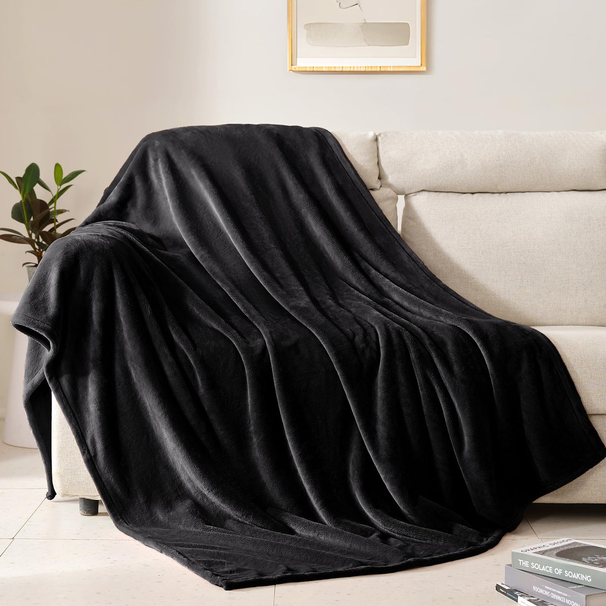 BEAUTEX Fleece Throw Blanket for Couch Sofa Bed Soft Fuzzy Plush