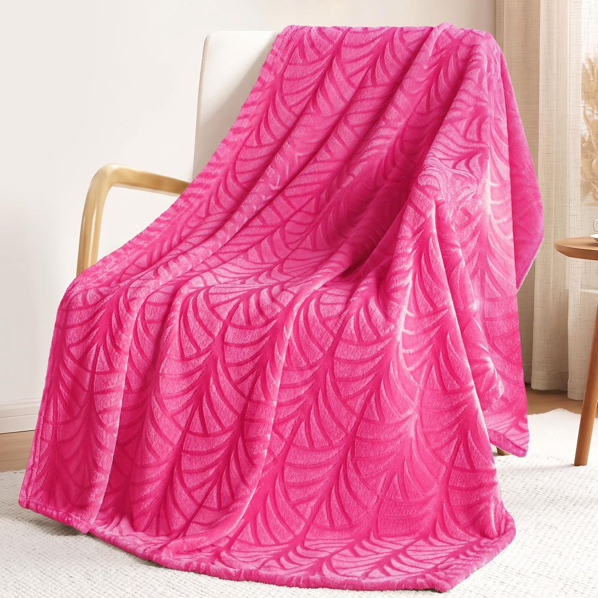 Whale Flotilla Soft Flannel Fleece Throw Blanket for Couch, Olive Green