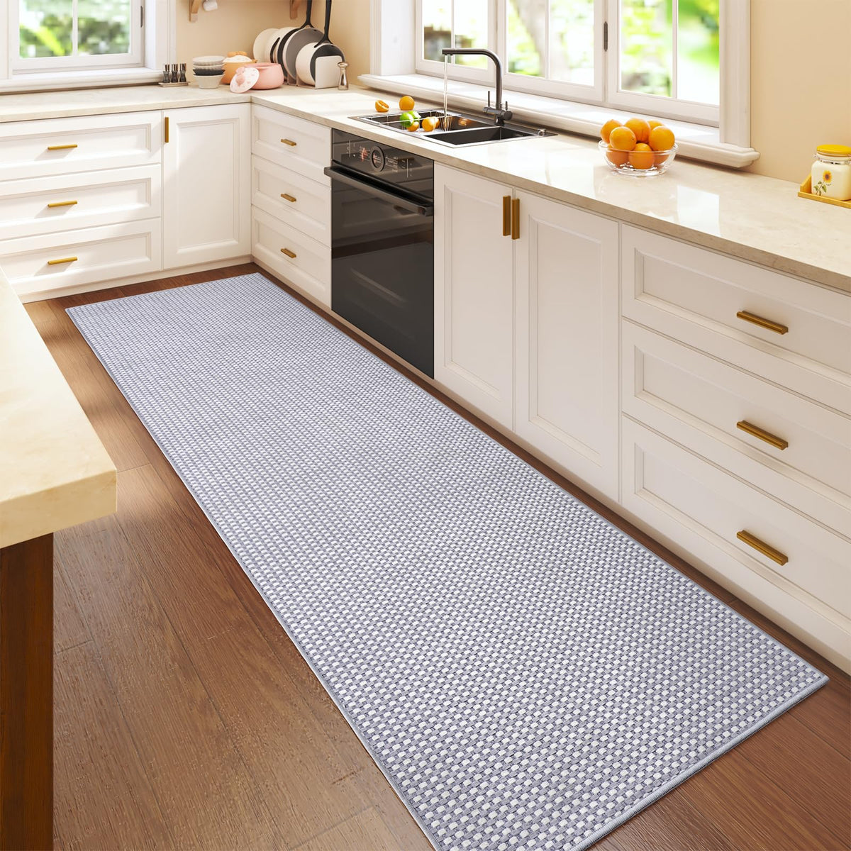 YDKGL Indoor Front Door Mat Entryway Rug Non Slip Washable Brown 2x3 ft