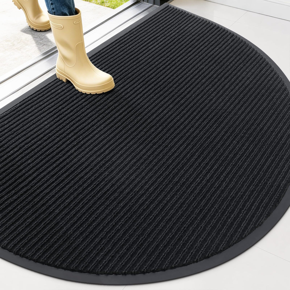 OLANLY Front Door Mat 29.5x17, Waterproof Heavy-Duty Indoor Outdoor Doormat