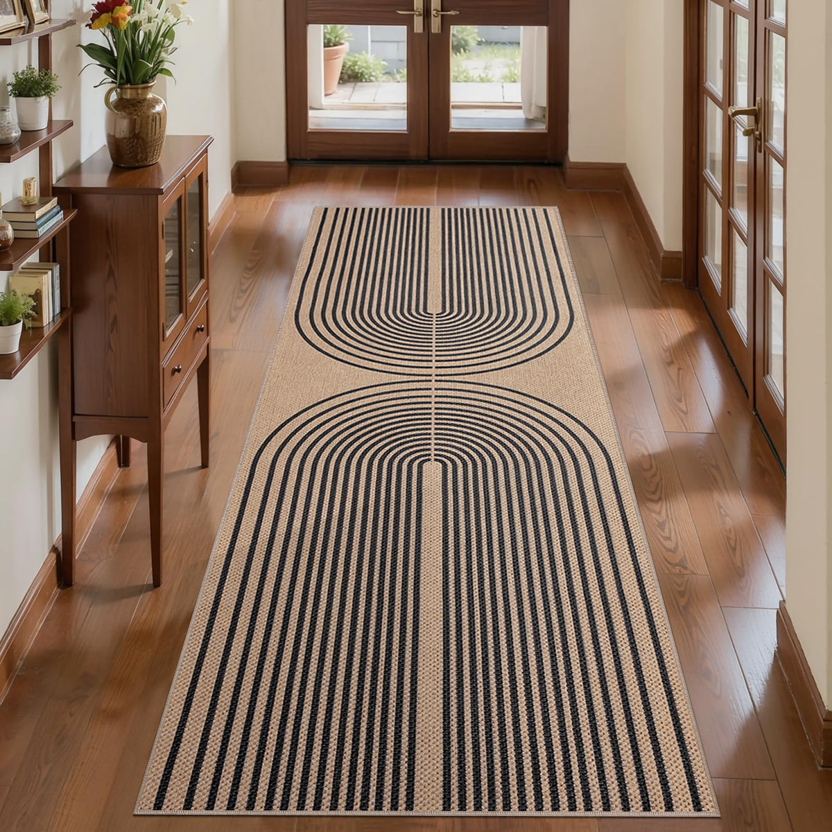 Tangsoo Easy Jute 2x3 Small Outdoor Rug,Washable Non-Slip Entryway Door Mat