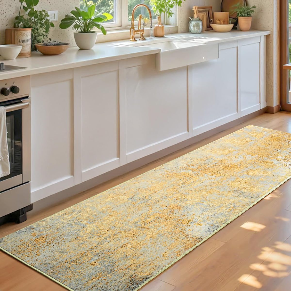 Entrance Rugs Indoor 2x3 Grey Entry Rug Washable Abstract Small Area Rug Non-Slip Low Pile Throw Rugs for Entryway, Kitchen Floor, Front Door Indoor Door Mat, Bathroom, Bedroom Bedside