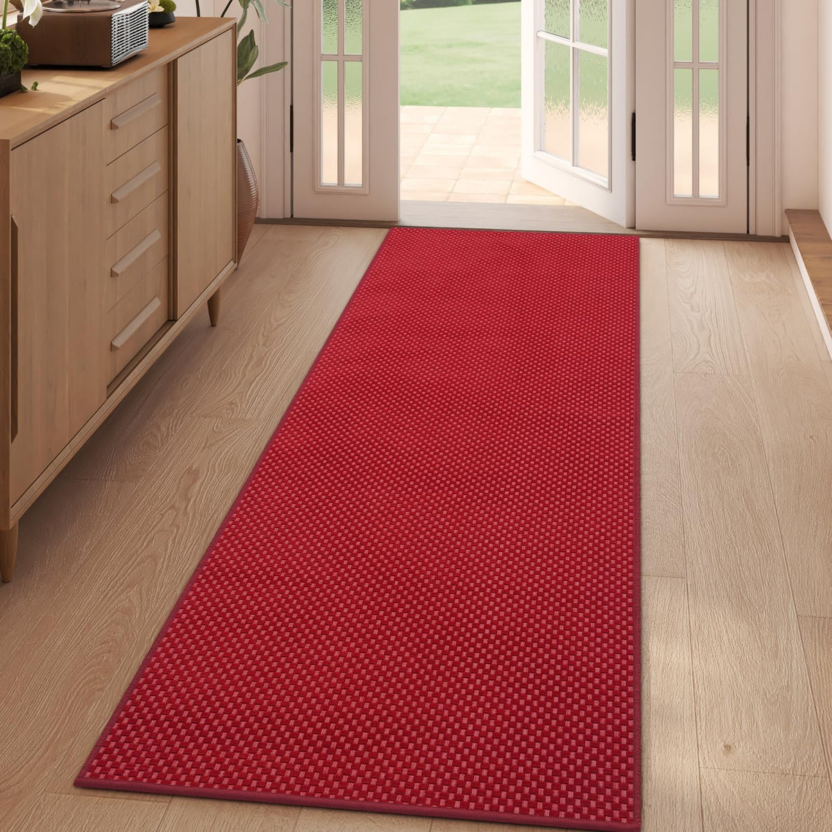 YDKGL Indoor Front Door Mat Entryway Rug Non Slip Washable Brown 2x3 ft