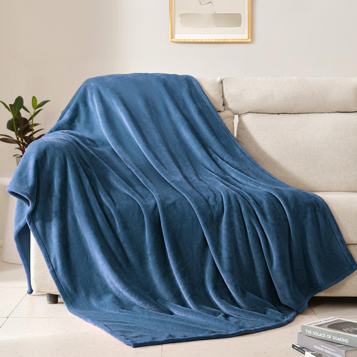 BEAUTEX Fleece Throw Blanket for Couch Sofa Bed Soft Fuzzy Plush