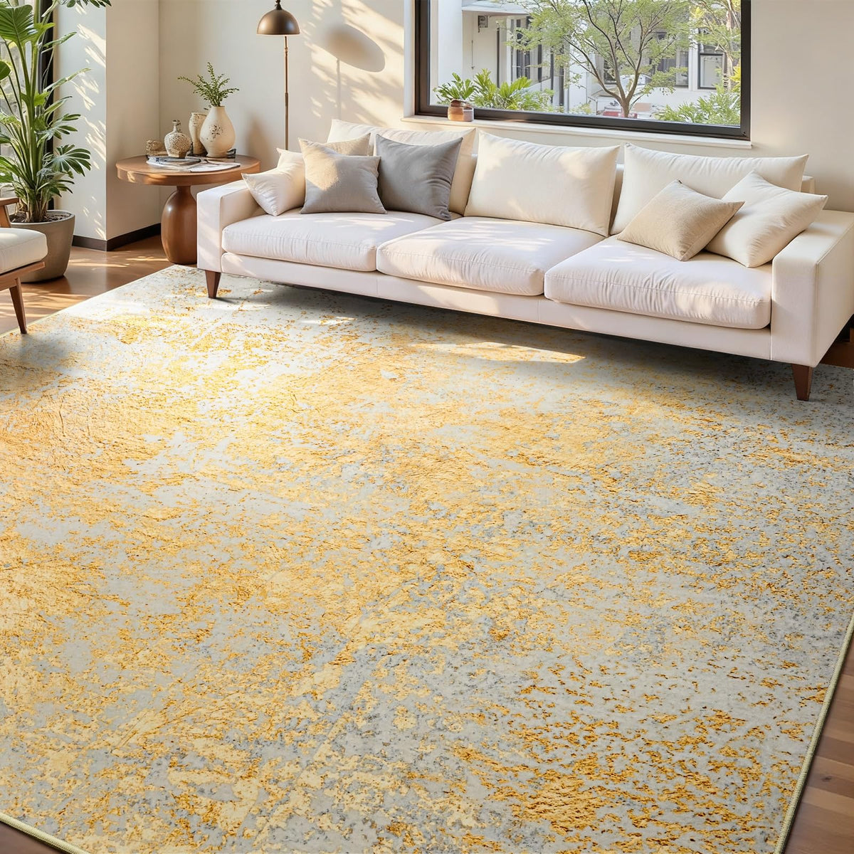 Entrance Rugs Indoor 2x3 Grey Entry Rug Washable Abstract Small Area Rug Non-Slip Low Pile Throw Rugs for Entryway, Kitchen Floor, Front Door Indoor Door Mat, Bathroom, Bedroom Bedside