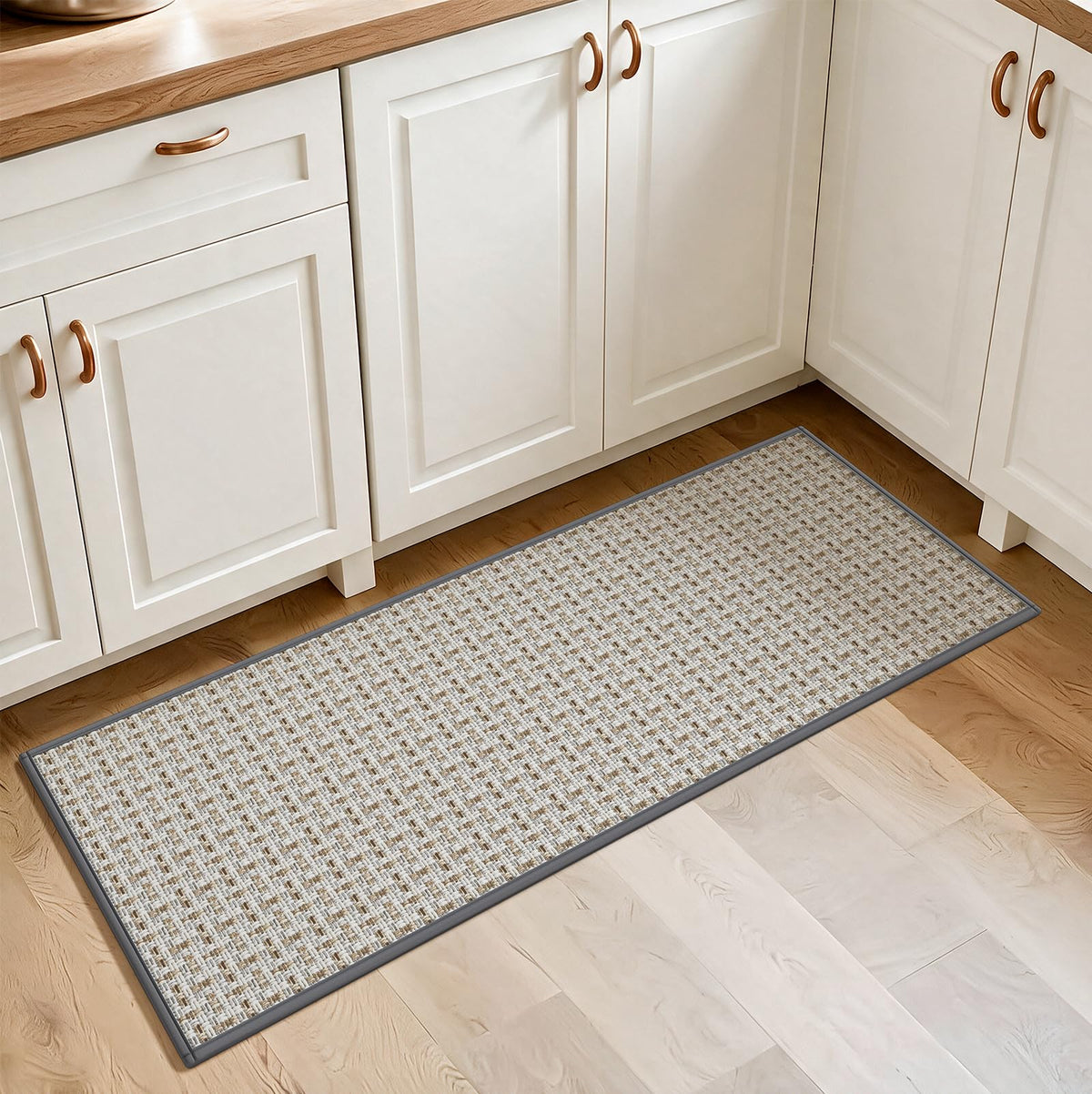 YDKGL Front Door Mat Indoor Entrance Non Slip Entry Doormat Gray 17"x30"