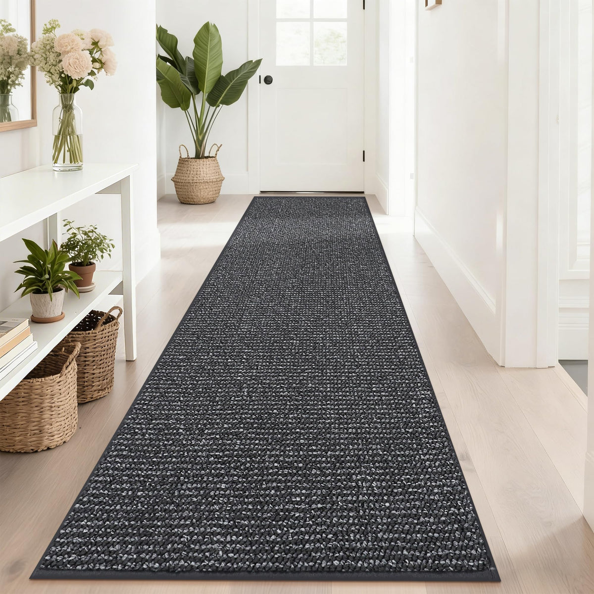 BEQHAUSE 2x3 Entryway Rug Indoor Door Mat Non-Slip Washable, Taupe