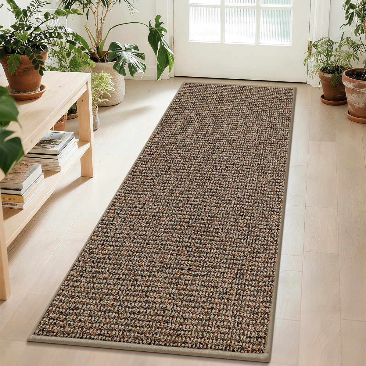 BEQHAUSE 2x3 Entryway Rug Indoor Door Mat Non-Slip Washable, Taupe