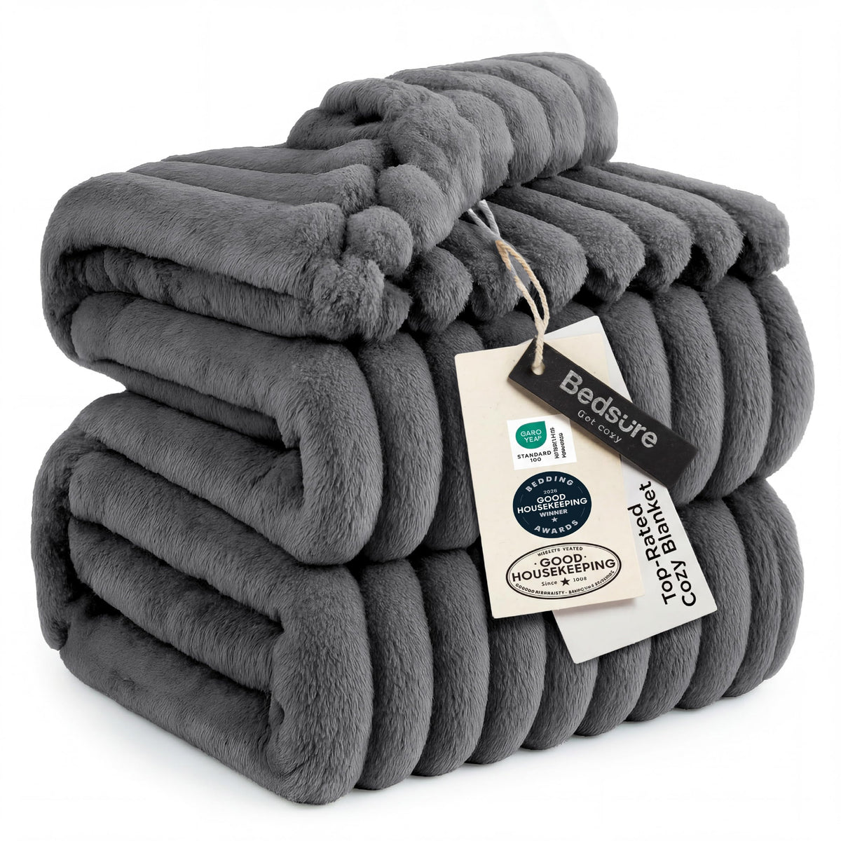 Bedsure GentleSoft White Throw Blanket for Couch - Halloween Decorations for Fall Home Living Room Decor, Cozy Fleece Blanket, Christmas Birthday Gifts for Women Mom Her Girls, Off White, 50x60 in