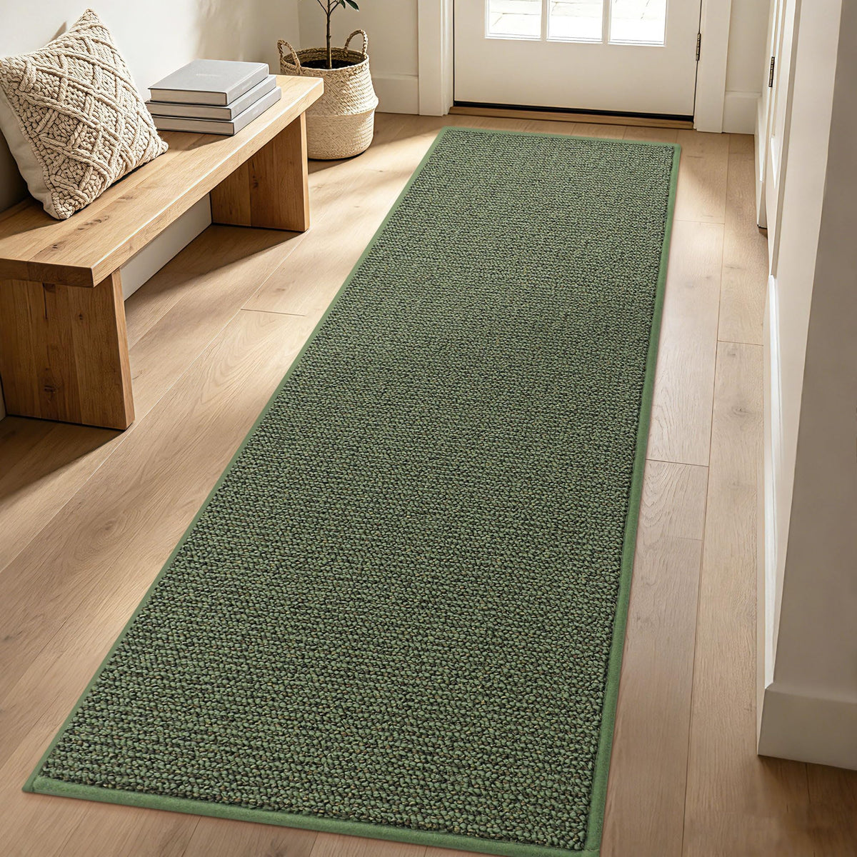 BEQHAUSE 2x3 Entryway Rug Indoor Door Mat Non-Slip Washable, Taupe