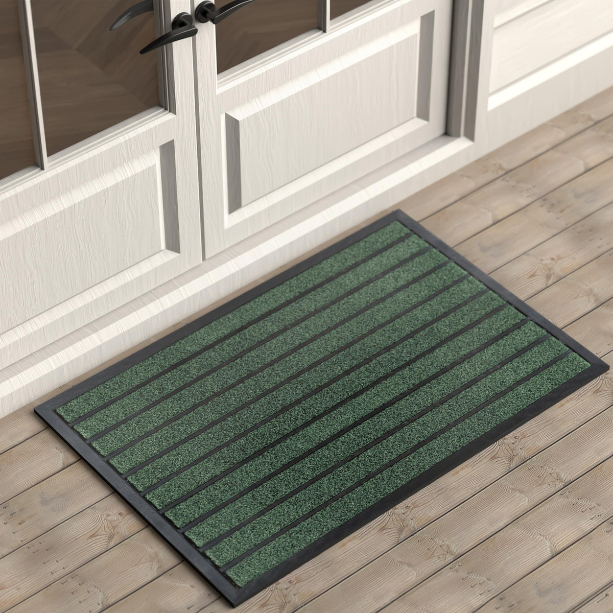 ubdyo Extra Durable Door Mat Outside Entrance (30" x 17", Bright Brown)