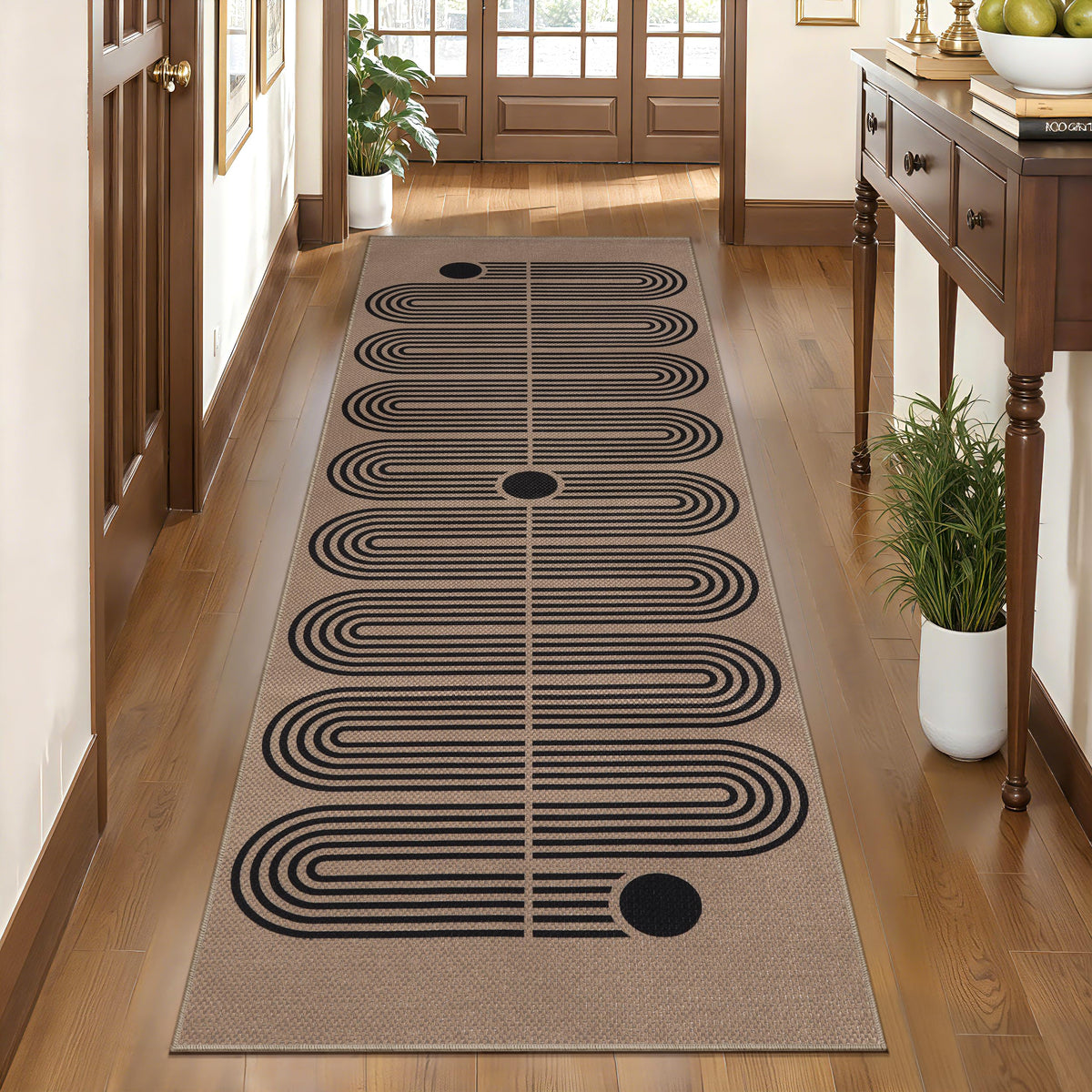 Tangsoo Easy Jute 2x3 Small Outdoor Rug,Washable Non-Slip Entryway Door Mat