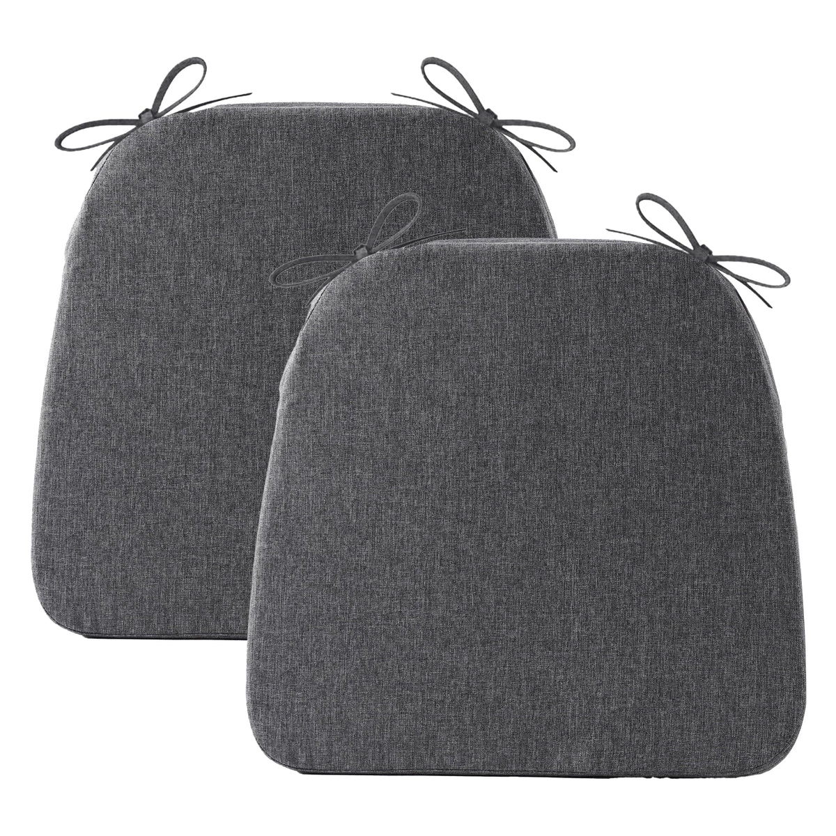 Battilo Chair Cushions for Dining Chairs, 16"x16"x2", Set of 2, Dusty Blue