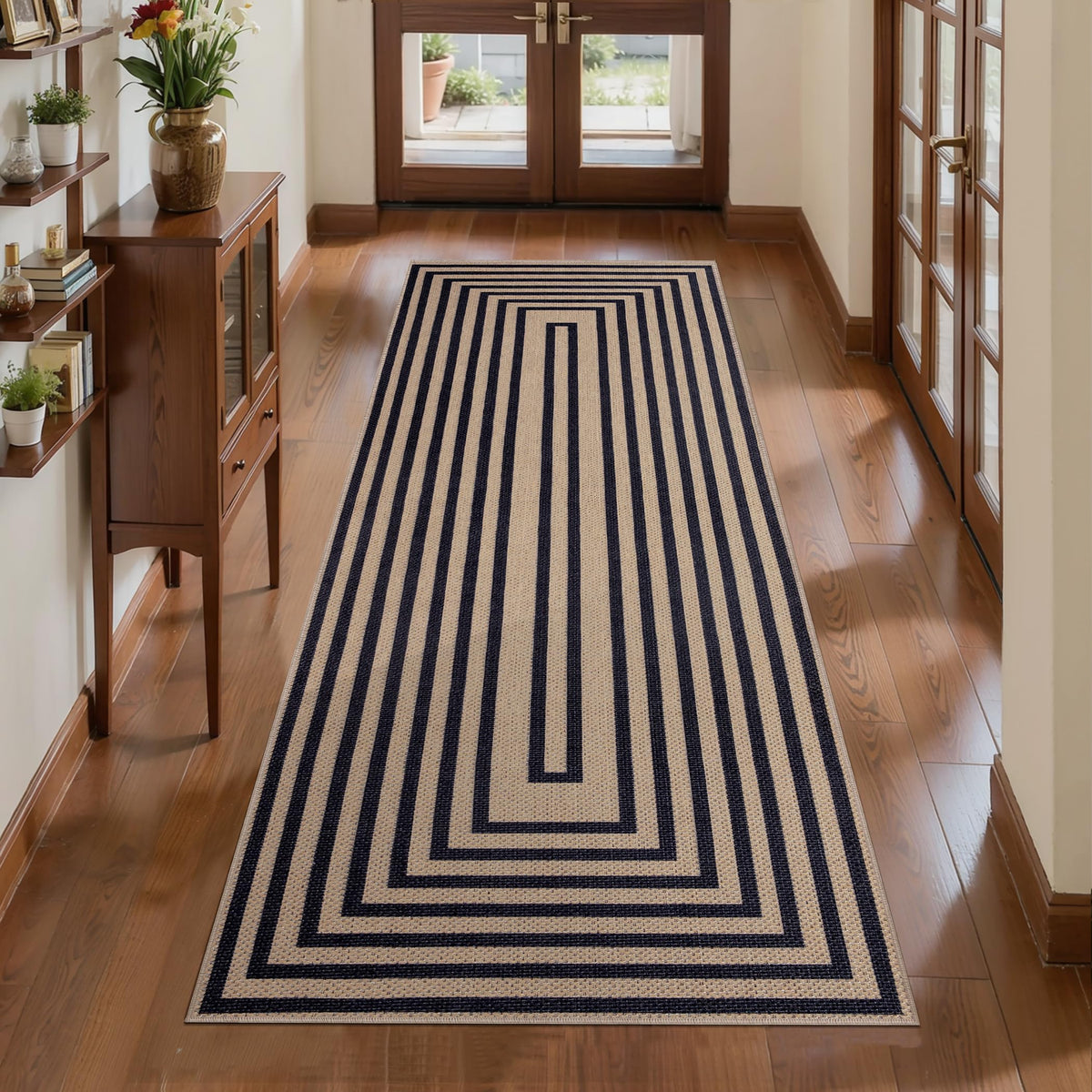 Tangsoo Easy Jute 2x3 Small Outdoor Rug,Washable Non-Slip Entryway Door Mat