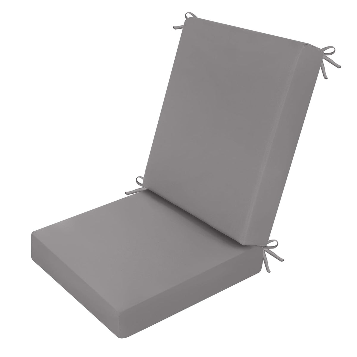 idee-home Outdoor Chair Cushions Set of 2, 19" x 19" D-Shaped