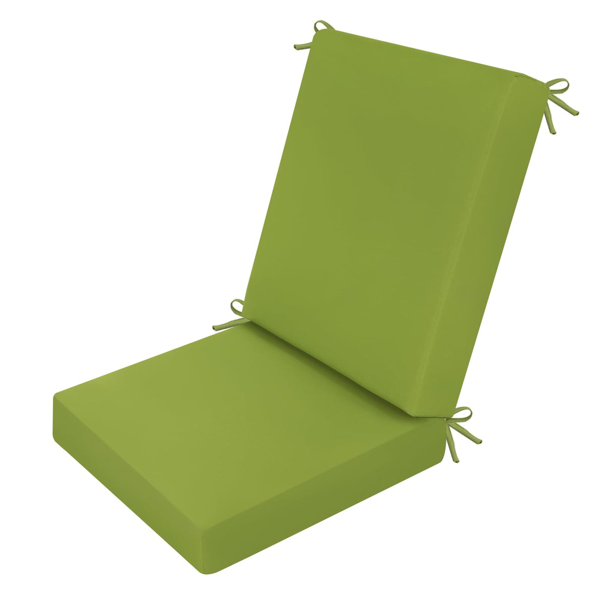 idee-home Outdoor Chair Cushions Set of 2, 19" x 19" D-Shaped