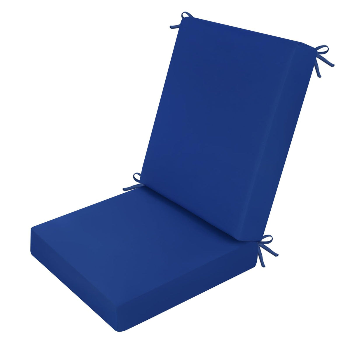 idee-home Outdoor Chair Cushions Set of 2, 19" x 19" D-Shaped