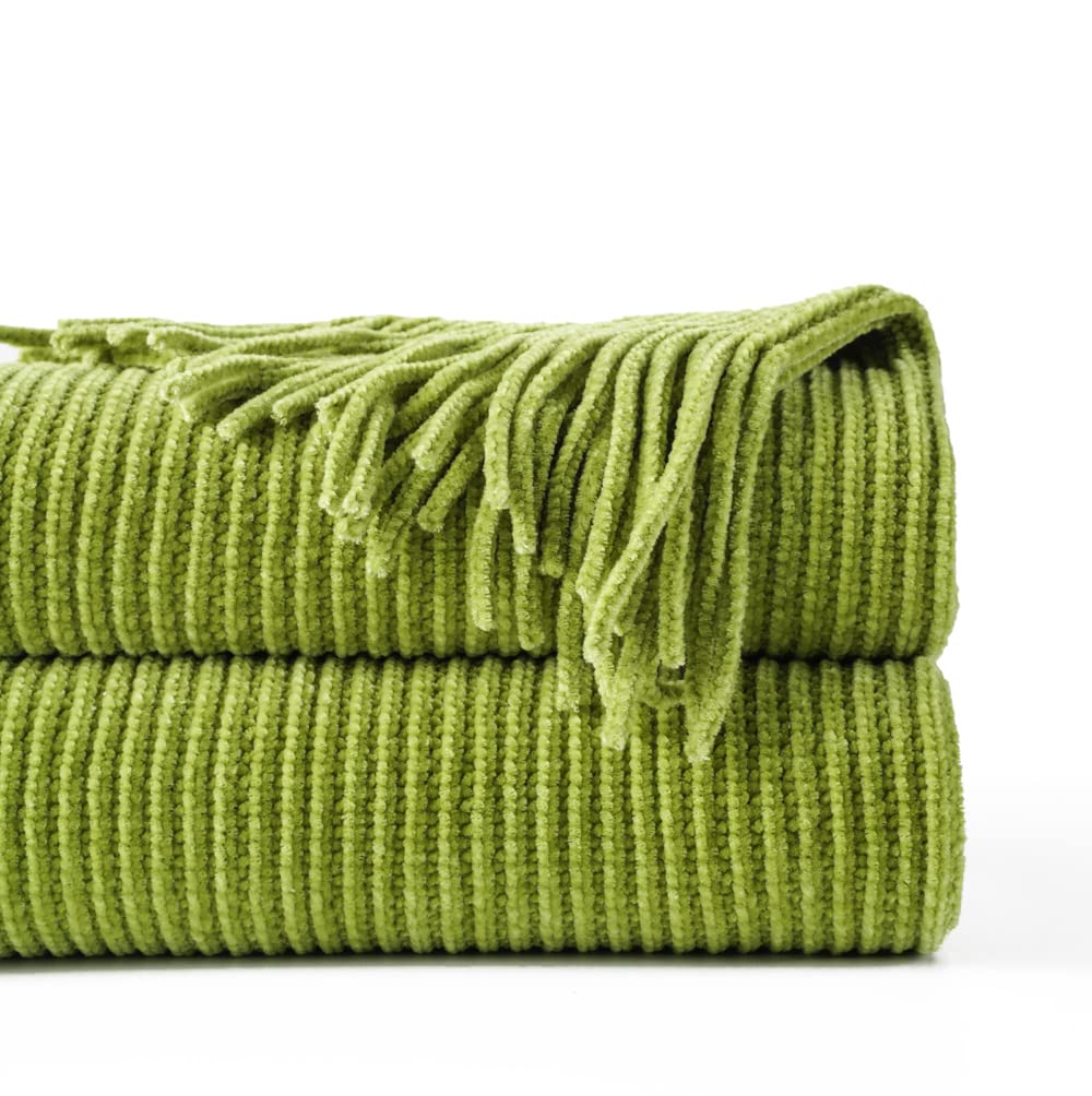 BATTILO HOME Khaki Throw Blanket for Couch, Boho Bed Tan Throws, Spring Decorative Taupe Throw for Sofa Foot of Bed, 50"x60"