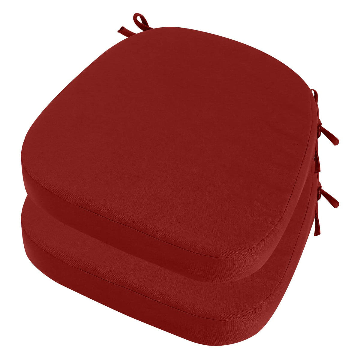 idee-home Outdoor Chair Cushions Set of 2, 19" x 19" D-Shaped