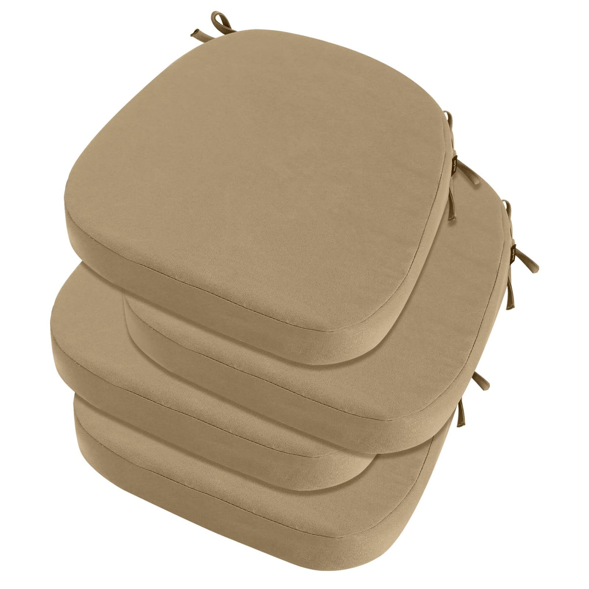 idee-home Outdoor Chair Cushions Set of 2, 19" x 19" D-Shaped