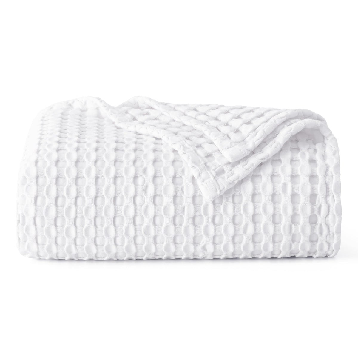 Bedsure Cooling Waffle Blanket for Hot Sleepers, Natural, King, 104" X 90"