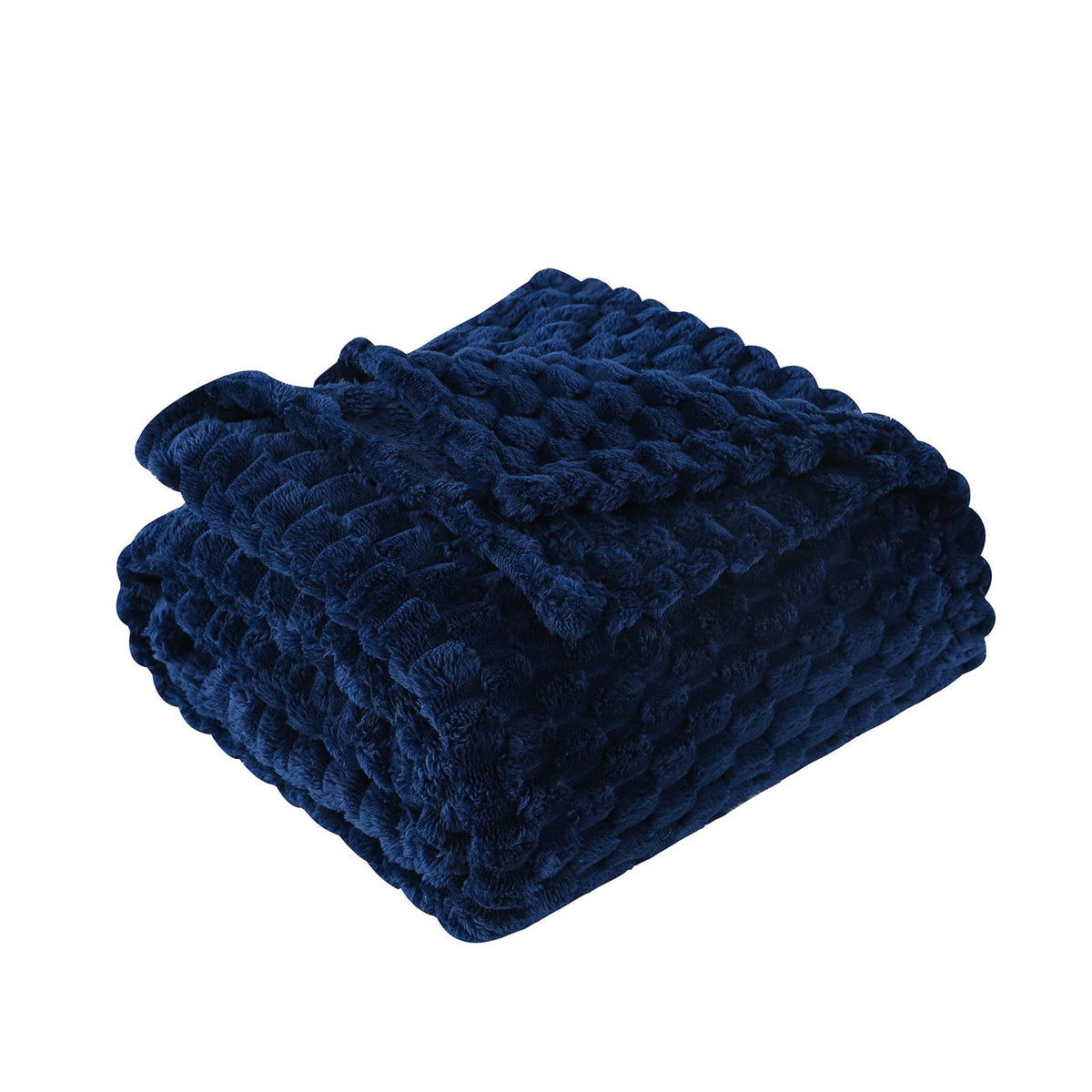 Red Throw Blanket 50"×60" inches Gifts for Mom Fuzzy 3D Jacquard Decorative