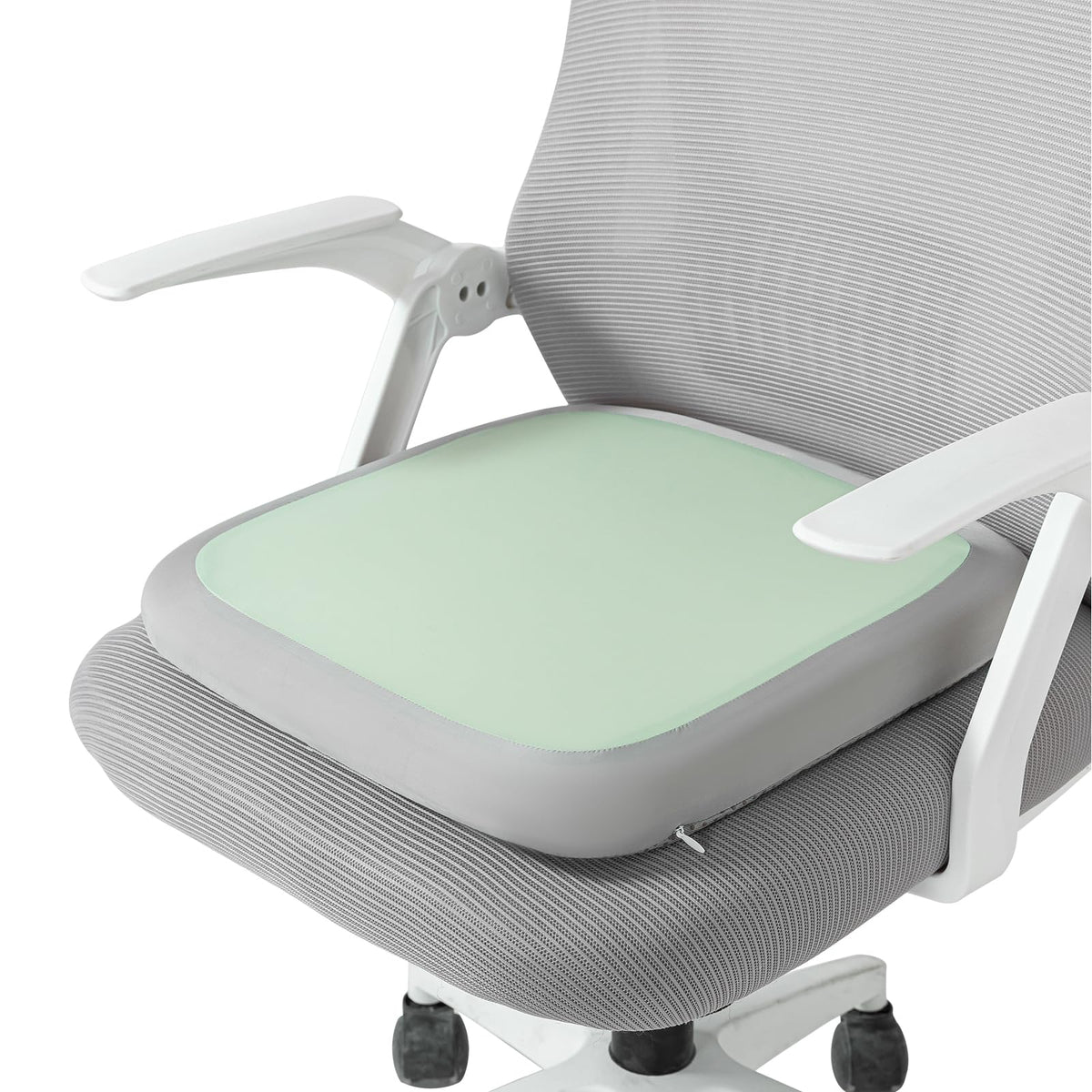 SheRest Office Chair Cushion with Straps, Memory Foam Seat Cushion with Removable Cover, Suitable for Office Chairs, Car Seats, and Airplane Seats, Blue, X-Large