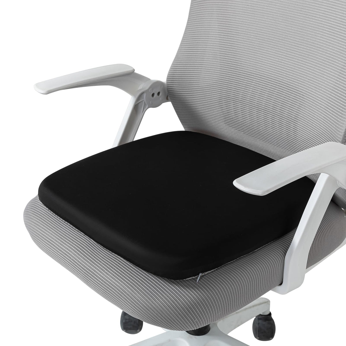 SheRest Office Chair Cushion with Straps, Memory Foam Seat Cushion with Removable Cover, Suitable for Office Chairs, Car Seats, and Airplane Seats, Blue, X-Large